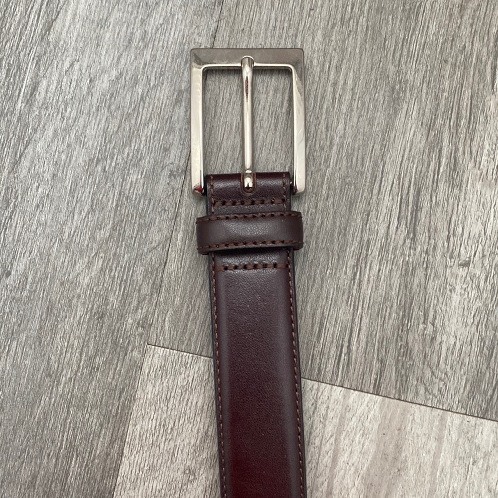 Men’s Genuine Leather Brooks Brother’s Belt 32/80 Brown